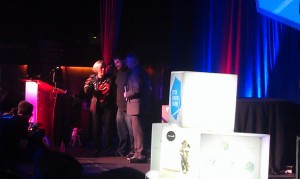 RM Hubbert receiving SAY Award 2013